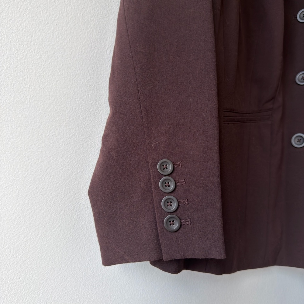 Worthington Women's Dark Brown Single-Breasted Blazer - Picture 3 of 5